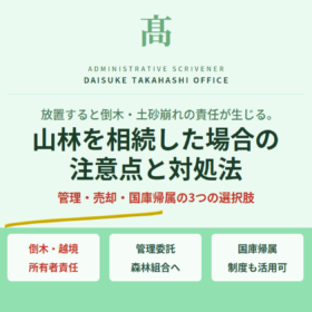 三重県で山林を相続したら何をする？市町村への届出と管理・処分の方法を解説